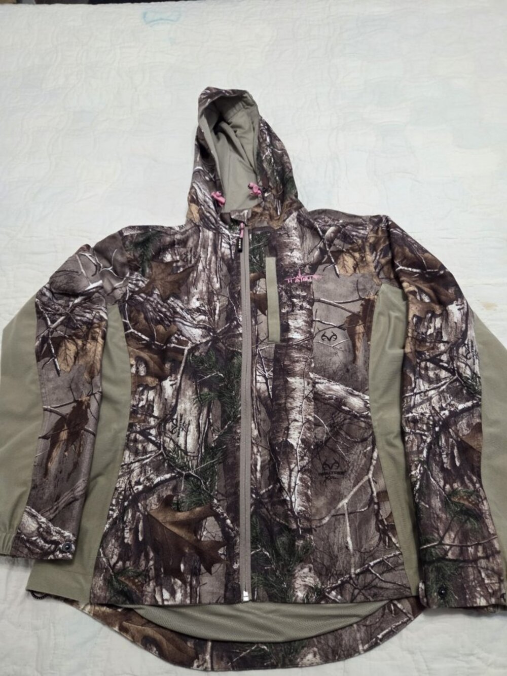 Habit Jacket Women S/P Realtree Camo Hunting Full Zip Hooded